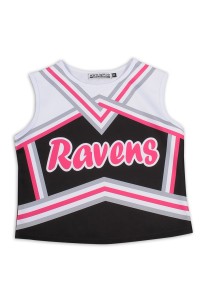 CH194 Make a dress sleeveless cheerleading uniform Fashion cheerleading uniform suit Cheerleading uniform manufacturer glee cheerios uniform  elite cheer uniforms  sparkly cheer uniforms detail view-12